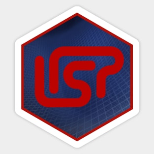 lisp hexagonal Sticker